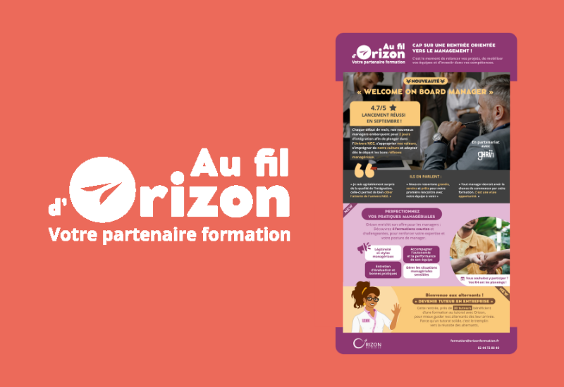Orizon lance sa première newsletter